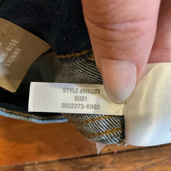 Madewell 9” Mid-Rise Skinny Jeans in Pleasant Wash Women’s Size 30 - Picture 14 of 15